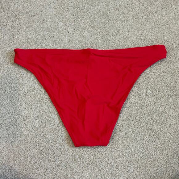 NWT Aerie OG Cheeky Bikini Bottom Women's Chilly Red Size Beachy Summer Size XXL - Picture 2 of 3